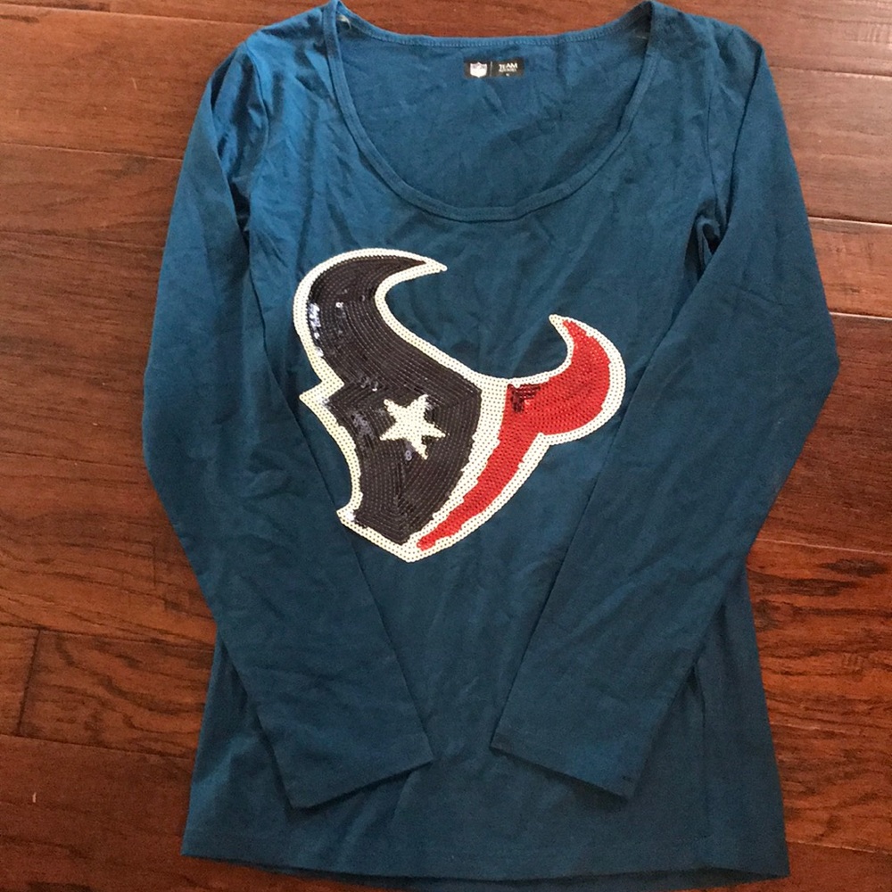 Texans sequence long sleeve T